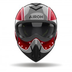 KASK AIROH J110 COMMAND BURGUNDY GLOSS 