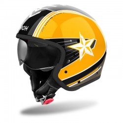 KASK AIROH J110 COMMAND YELLOW GLOSS 