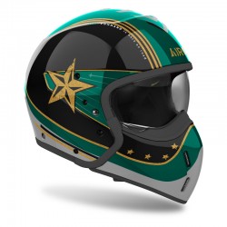 KASK AIROH J110 COMMAND MINT GREEN GLOSS 
