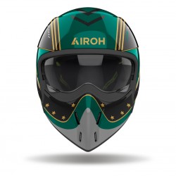 KASK AIROH J110 COMMAND MINT GREEN GLOSS 