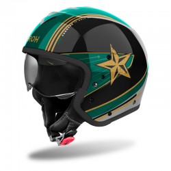 KASK AIROH J110 COMMAND MINT GREEN GLOSS 