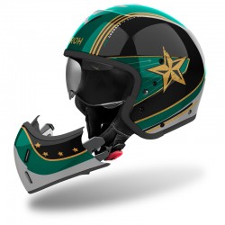 KASK AIROH J110 COMMAND MINT GREEN GLOSS 