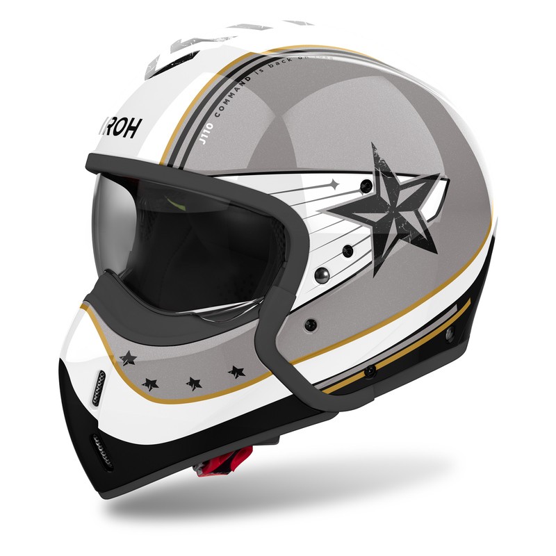 KASK AIROH J110 COMMAND GOLD GLITTER KASK AIROH J110 COMMAND GOLD GLITTER