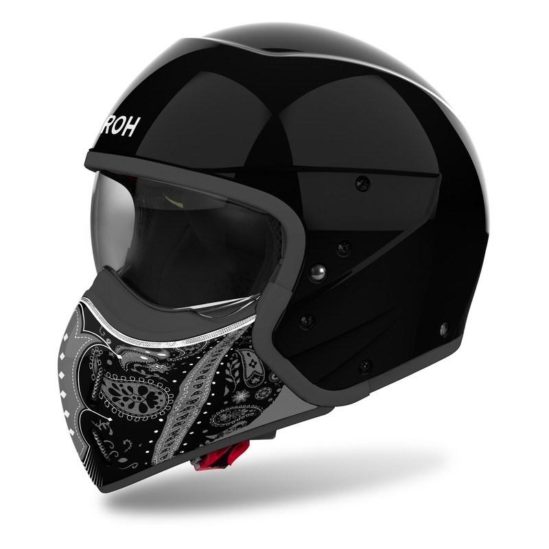 KASK AIROH J110 PAESLY BLACK GLOSS KASK AIROH J110 PAESLY BLACK GLOSS