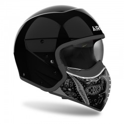 KASK AIROH J110 PAESLY BLACK GLOSS 