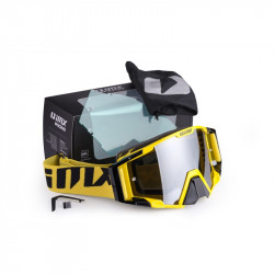 GOGLE IMX SAND YELLOW/BLACK - SZYBA SILVER IRIDIUM + CLEAR (2 SZYBY W ZESTAWIE) ENDURO CROSS