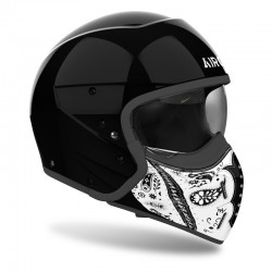 KASK AIROH J110 PAESLY BLACK GLOSS 