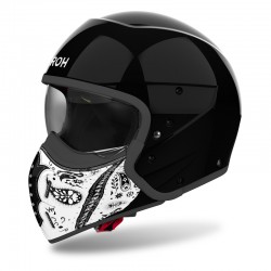 KASK AIROH J110 PAESLY BLACK GLOSS 
