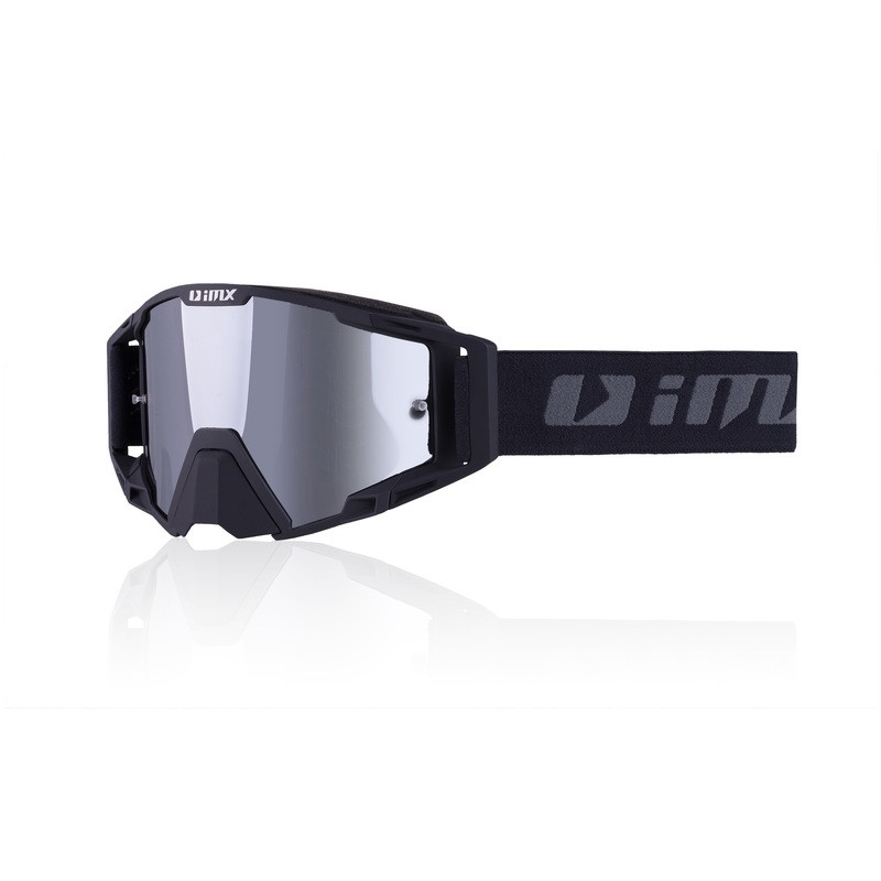 GOGLE IMX SAND BLACK MATT - SZYBA SILVER IRIDIUM + CLEAR (2 SZYBY W ZESTAWIE) ENDURO CROSS