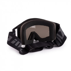 GOGLE IMX SAND BLACK MATT - SZYBA SILVER IRIDIUM + CLEAR (2 SZYBY W ZESTAWIE) ENDURO CROSS