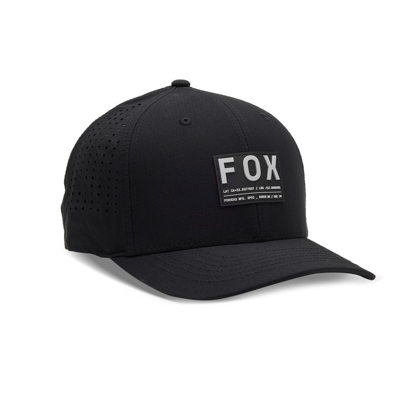 CZAPKA Z DASZKIEM FOX NON STOP TECH FLEXFIT BLACK  ENDURO CROSS