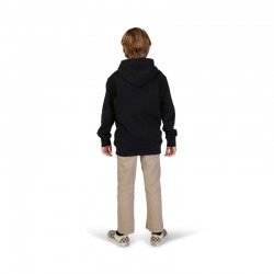 BLUZA Z KAPTUREM FOX JUNIOR OPTICAL BLACK  ENDURO CROSS