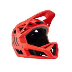 KASK ROWEROWY FOX JUNIOR PROFRAME NACE ORANGE FLAME  ENDURO CROSS