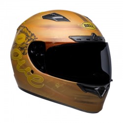KASK BELL QUALIFIER DLX MIPS HART LUCK LIVE MATTE GOLD 