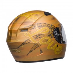 KASK BELL QUALIFIER DLX MIPS HART LUCK LIVE MATTE GOLD 