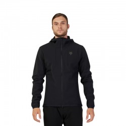 KURTKA PRZECIWDESZCZOWA FOX RANGER FIRE HOODIE BLACK  ENDURO CROSS