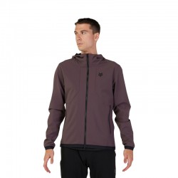 KURTKA PRZECIWDESZCZOWA FOX RANGER FIRE HOODIE PURPLE  ENDURO CROSS