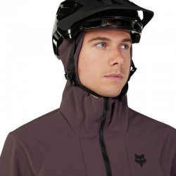 KURTKA PRZECIWDESZCZOWA FOX RANGER FIRE HOODIE PURPLE  ENDURO CROSS