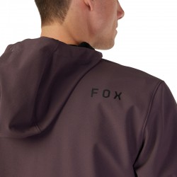 KURTKA PRZECIWDESZCZOWA FOX RANGER FIRE HOODIE PURPLE  ENDURO CROSS