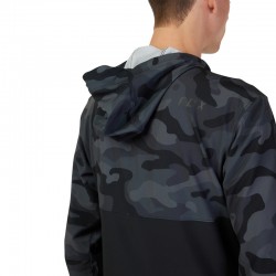 KURTKA PRZECIWDESZCZOWA FOX RANGER WIND PULLOVER BLACK CAMO  ENDURO CROSS