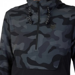 KURTKA PRZECIWDESZCZOWA FOX RANGER WIND PULLOVER BLACK CAMO  ENDURO CROSS