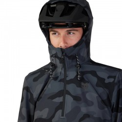 KURTKA PRZECIWDESZCZOWA FOX RANGER WIND PULLOVER BLACK CAMO  ENDURO CROSS