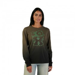KOSZULKA Z DŁUGIM RĘKAWEM FOX LADY SENSORY DYE OLIVE GREEN  ENDURO CROSS