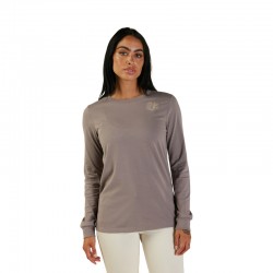 KOSZULKA Z DŁUGIM RĘKAWEM FOX LADY SENSORY TAUPE  ENDURO CROSS