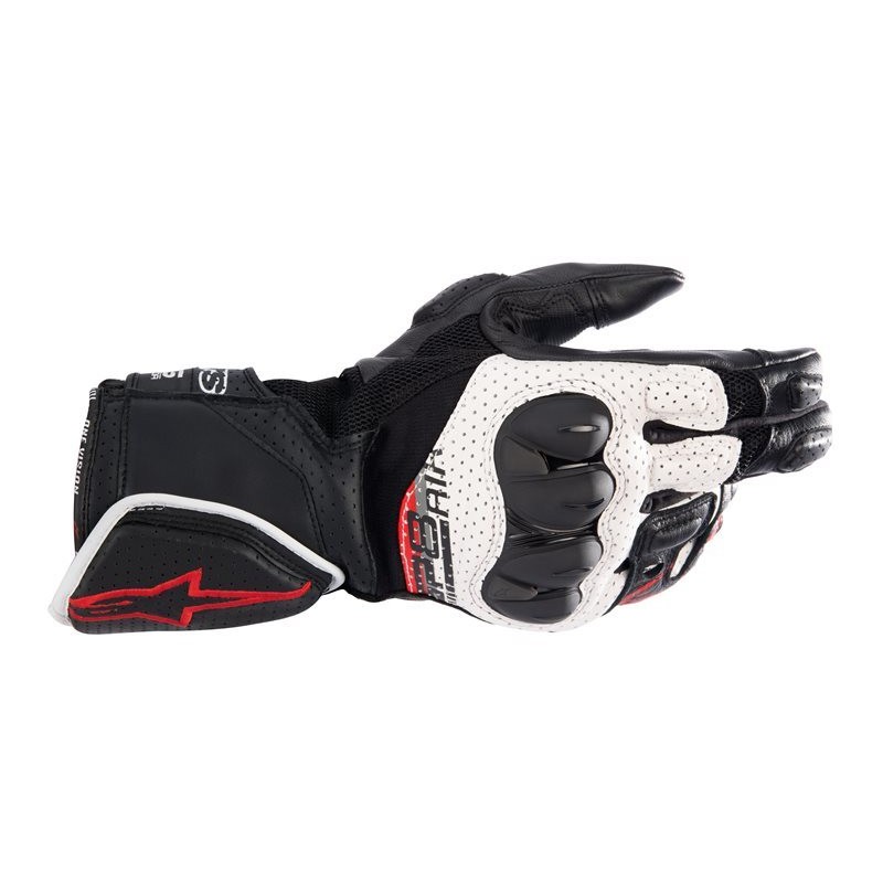 RĘKAWICE ALPINESTARS SP-8 V3 AIR BLACK WHITE BRIGHT RED 