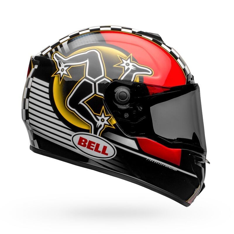 KASK BELL SRT ISLE OF MAN BLACK/RED 
