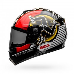 KASK BELL SRT ISLE OF MAN BLACK/RED 