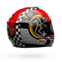 KASK BELL SRT ISLE OF MAN BLACK/RED 