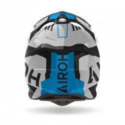 KASK AIROH STRYCKER BRAVE BLUE/GREY GLOSS 