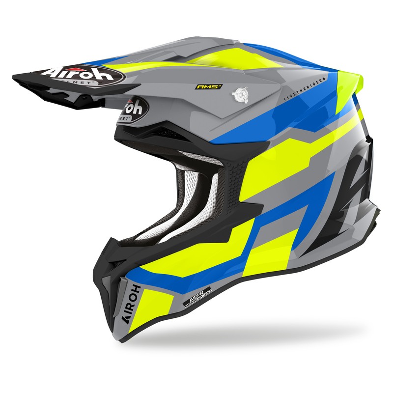KASK AIROH STRYCKER GLAM YELLOW GLOSS 