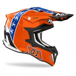 KASK AIROH STRYCKER HAZZARD GLOSS 