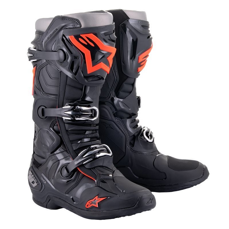 BUTY ALPINESTARS TECH 10 BLACK/FLUO RED 