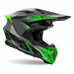 KASK AIROH TWIST 3 SHARD GREEN GLOSS 