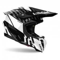KASK AIROH TWIST 3 THUNDER BLACK/WHITE GLOSS 