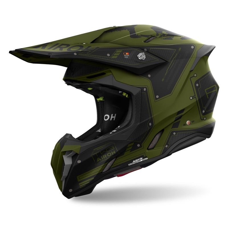 KASK AIROH TWIST 3 MILITARY MATT 