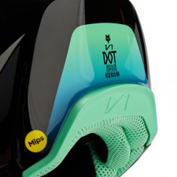 KASK FOX V1 BALLAST BLACK/BLUE  ENDURO CROSS