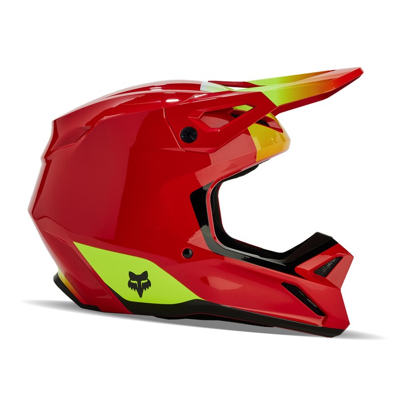 KASK FOX V1 BALLAST FLUORESCENT RED  ENDURO CROSS