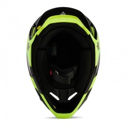 KASK FOX V1 STREAK BLACK/YELLOW  ENDURO CROSS