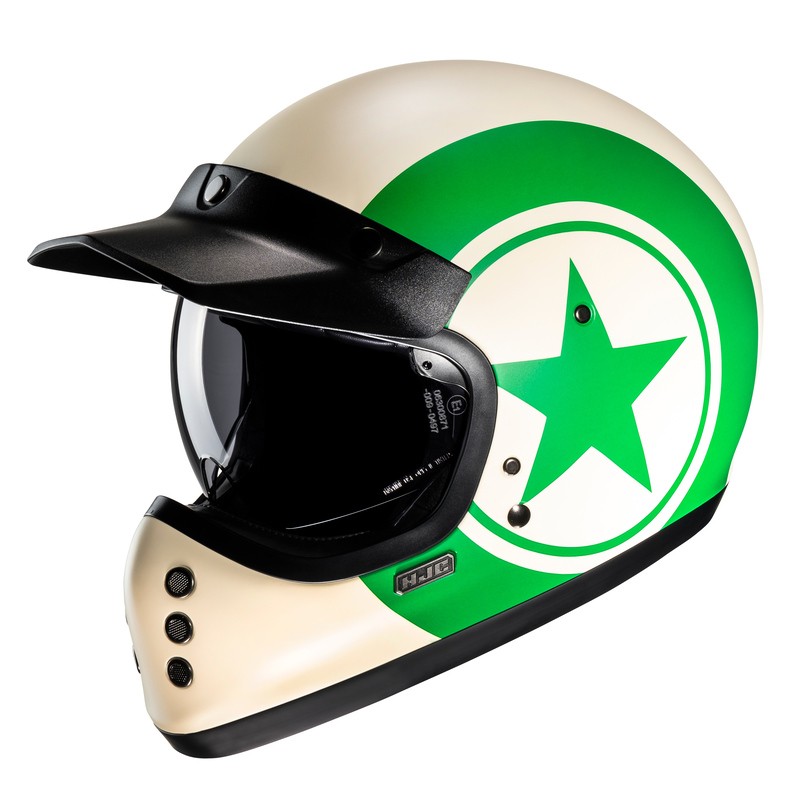 KASK HJC V60 NYX WHITE/GREEN 