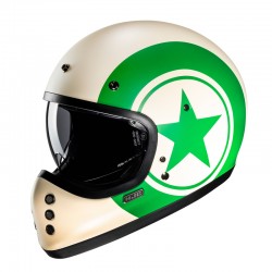 KASK HJC V60 NYX WHITE/GREEN 