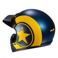 KASK HJC V60 NYX BLUE/YELLOW 