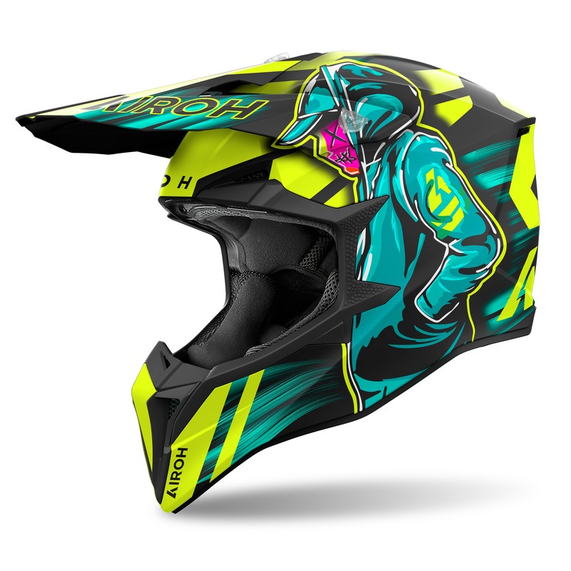 KASK AIROH WRAAAP CYBER YELLOW MATT KASK AIROH WRAAAP CYBER YELLOW MATT
