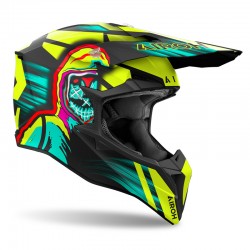 KASK AIROH WRAAAP CYBER YELLOW MATT 