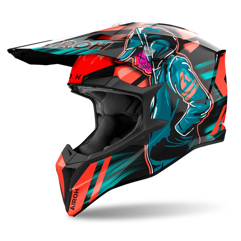 KASK AIROH WRAAAP CYBER ORANGE GLOSS KASK AIROH WRAAAP CYBER ORANGE GLOSS