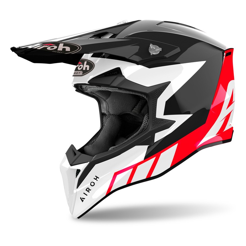 KASK AIROH WRAAAP RELOADED RED GLOSS KASK AIROH WRAAAP RELOADED RED GLOSS