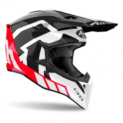 KASK AIROH WRAAAP RELOADED RED GLOSS 
